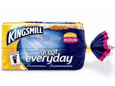 eco carbon label on bread